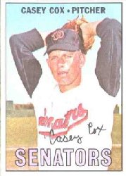 1967 Topps Baseball Cards      414     Casey Cox